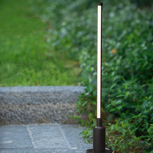 Lucide LORNEX - Garden spotlight - LED - 1x6W 3000K - IP54 - Black - atmosphere 1